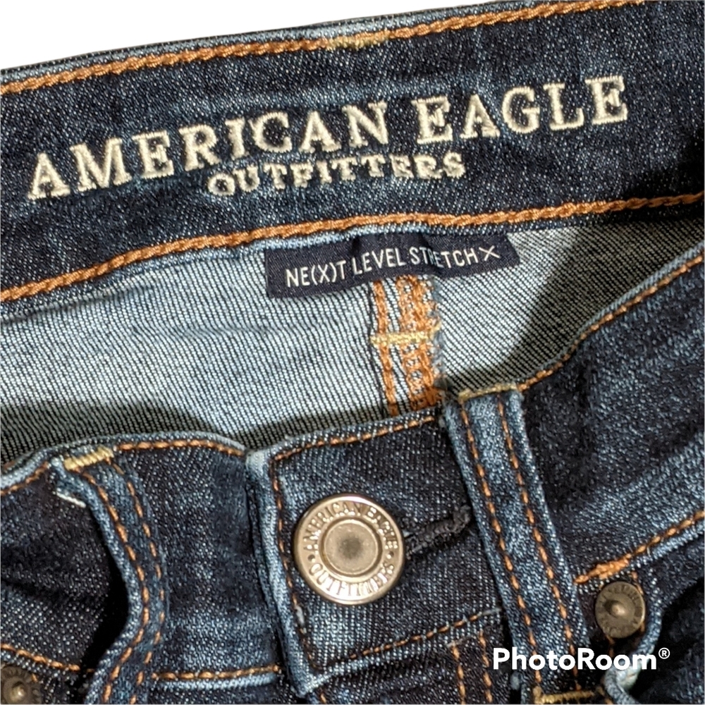 American Eagle denim cut off shorts 00 - Picture 7 of 9